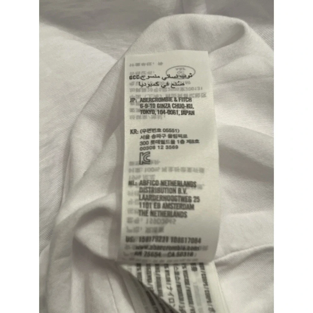Abercrombie & Fitch White Tiered Cutout Maxi Dress Size Large‎ Tall Prairie Boho